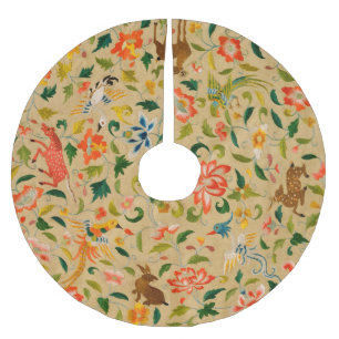 Saia Para Árvore De Natal De Poliéster Coelho-veado-de-bico-do-cavalo