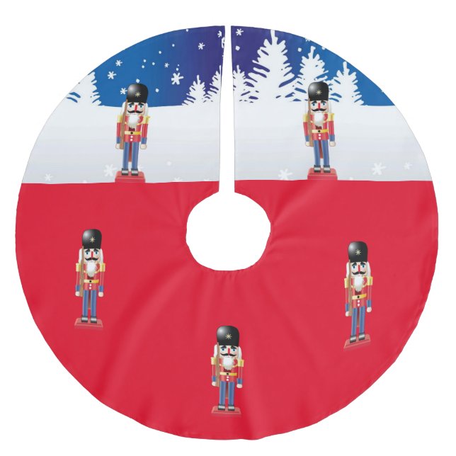 Saia Para Árvore De Natal De Poliéster Coleção de Natal Suzanne Elizabeth - (Frente)