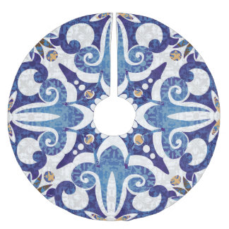 Saia Para Árvore De Natal De Poliéster Colorido Turco: Padrão Oriental Vintage