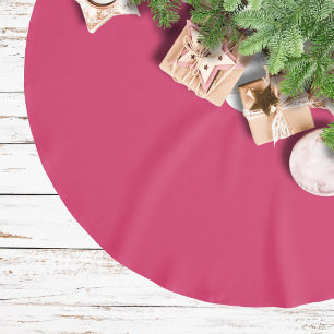 Saia Para Árvore De Natal De Poliéster Cor Sólida da Cereja Clássico Elegante Evolu