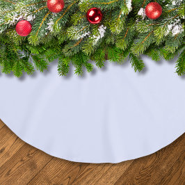 Saia Para Árvore De Natal De Poliéster Cor Sólido da Lavanda de Pastas | Clássico | Elega