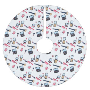 Saia Para Árvore De Natal De Poliéster Cosméticos / ilustração de desenho animado