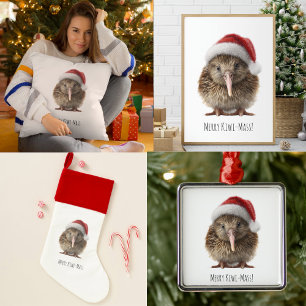 Saia Para Árvore De Natal De Poliéster Cozy Christmas Kiwi