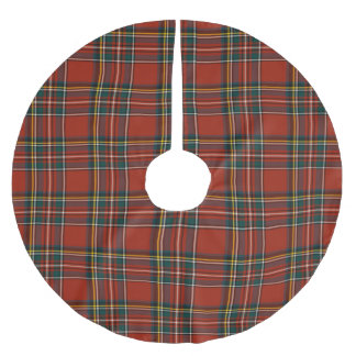 Saia Para Árvore De Natal De Poliéster Custom Tree Skirt, Brushed Polyester