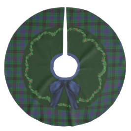 Saia Para Árvore De Natal De Poliéster Davidson Tartan, Xadrez de Elegante, diafragma