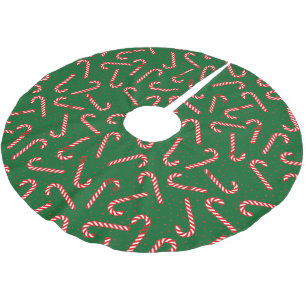 Saia Para Árvore De Natal De Poliéster Design de Bengalas de Natal