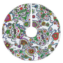 Dia Do Crânio Do Açúcar Da Camisa Morta Da Árvore