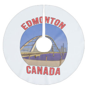 Saia Para Árvore De Natal De Poliéster Edmonton Alberta Canada
