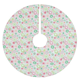 Saia Para Árvore De Natal De Poliéster Espirais de férias de Natal