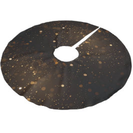 Saia Para Árvore De Natal De Poliéster Faíscas