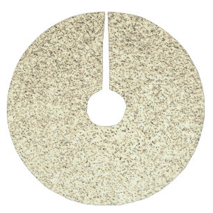 Saia Para Árvore De Natal De Poliéster faíscas leves e leves Douradas