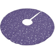 Feriados de inverno com floco de neve roxo