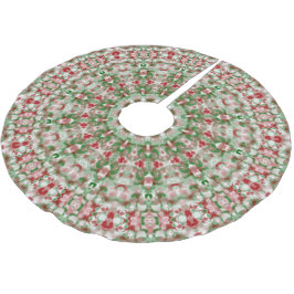 Saia Para Árvore De Natal De Poliéster Festivo Funky Boho Hippie Natal Caleidoscópio