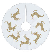 Forma de veados de salto de textura falsa amarela