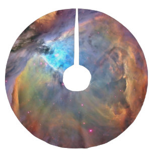 Saia Para Árvore De Natal De Poliéster Galáxia do espaço da nebulosa de Orion