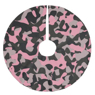 Saia Para Árvore De Natal De Poliéster Gatinho Camo