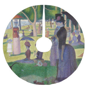 Saia Para Árvore De Natal De Poliéster Georges Seurat - Um Domingo na La Grande Jatte