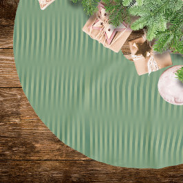 Saia Para Árvore De Natal De Poliéster Gradiente Verde De Sala De Azeitona Simples, Espal