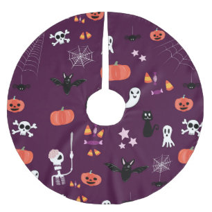 Saia Para Árvore De Natal De Poliéster Halloween