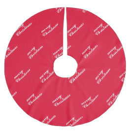 Saia Para Árvore De Natal De Poliéster Holiday Cheer Patterned Christmas