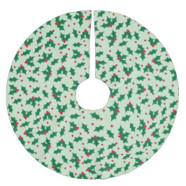 Saia Para Árvore De Natal De Poliéster Holly