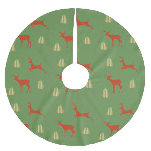 Saia Para Árvore De Natal De Poliéster Hora de Natal - Árvore personalizada