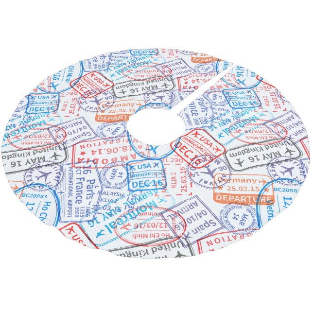 Saia Para Árvore De Natal De Poliéster ícone viagem (Inclinado)