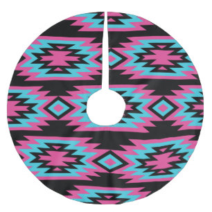 Saia Para Árvore De Natal De Poliéster Índio étnico-americano: Aztec Motifs.