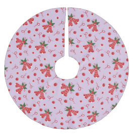 Saia Para Árvore De Natal De Poliéster Jingle Bells