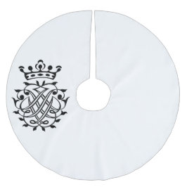 Saia Para Árvore De Natal De Poliéster Johann Sebastian Bach Seal Crest Monograma Insigni
