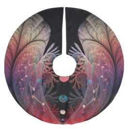 Saia Para Árvore De Natal De Poliéster Jonglage Abstrato Modern Fantasy Fractal Art