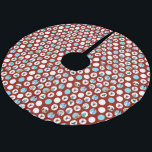 Saia Para Árvore De Natal De Poliéster KiniArt Cães Snowman Natal<br><div class="desc">Cães KiniArt e design de Natal de boneco de neve por Artista Contemporâneo PUP,  Kim Niles. © Kim Niles,  KiniArt™ - TODOS Os Direitos Reservados.</div>