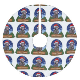 Saia Para Árvore De Natal De Poliéster Labrador Retriever Christmas