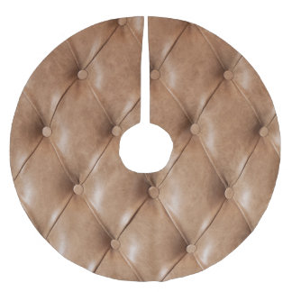 Saia Para Árvore De Natal De Poliéster Leather Sofa: Fundo Texturizado