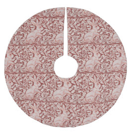 Saia Para Árvore De Natal De Poliéster Linda Camisa Vermelha Brick Rabbit Branco Camisa F