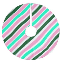Listras de Natal Cor-de-Rosa e Verde