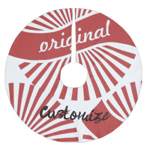 Saia Para Árvore De Natal De Poliéster Logotipo Original Thunder_Cove