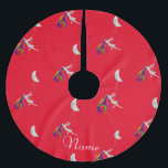 Saia Para Árvore De Natal De Poliéster Lua balançando cabeça vermelha Thunder_Cove<br><div class="desc">Balançando na lua,  fêmea multicolorida fazendo sua própria coisa juntos,  personalize com sua própria saudação,  nome,  mensagem,  etc</div>