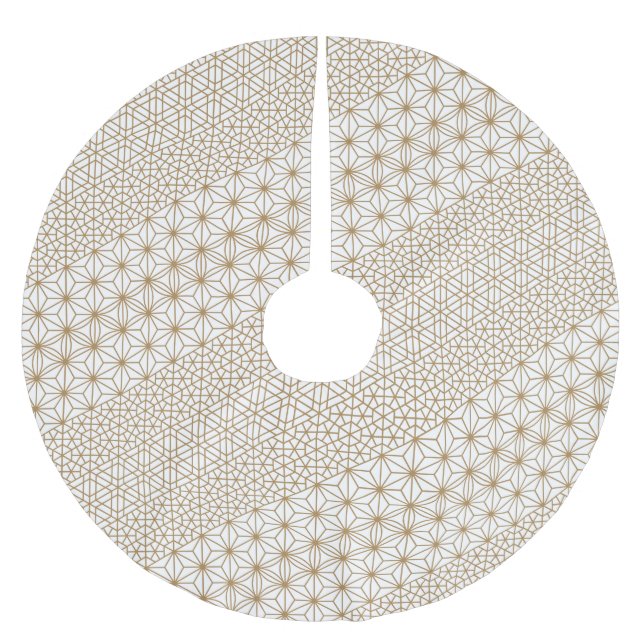 Saia Para Árvore De Natal De Poliéster Luxo (Frente)