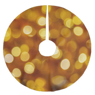 Saia Para Árvore De Natal De Poliéster Luzes colorido, fundo de Natal.
