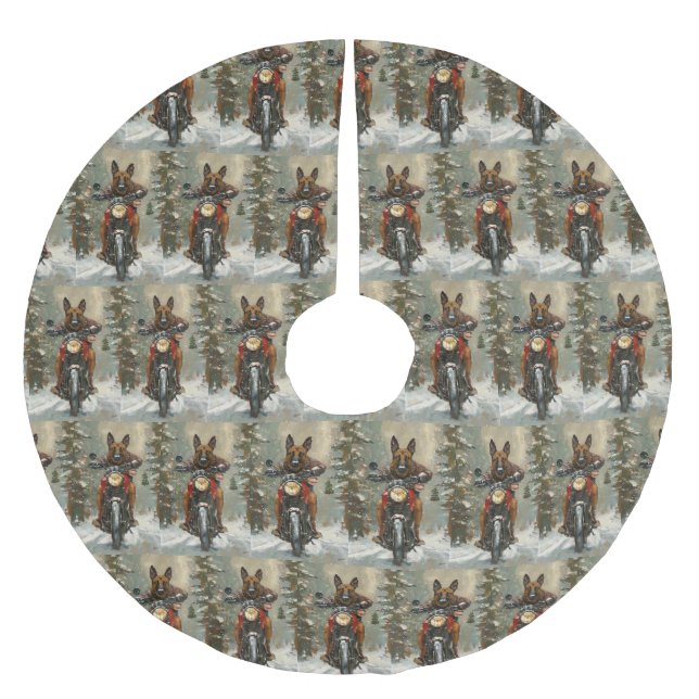 Saia Para Árvore De Natal De Poliéster Malinoi Belga - Natal (Frente)