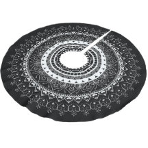 Mandala Branco Preto