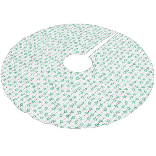 Saia Para Árvore De Natal De Poliéster Médio Mod Garland Tree Skirt