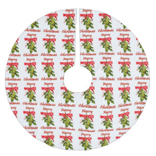 Saia Para Árvore De Natal De Poliéster merry natal