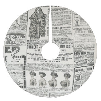 Saia Para Árvore De Natal De Poliéster Moda de Paris de 1919: Antecipação do Jornal