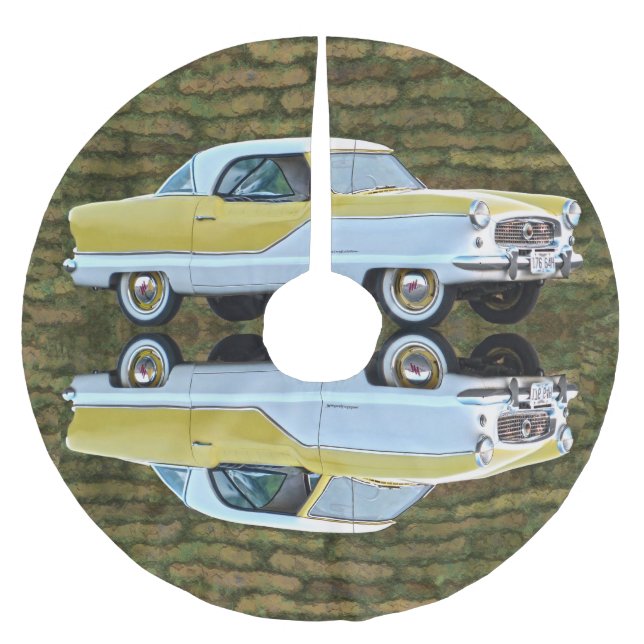 Saia Para Árvore De Natal De Poliéster Nash Metropolitan (Frente)