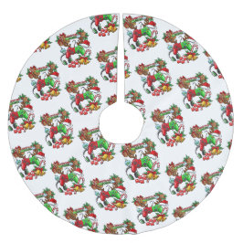 Saia Para Árvore De Natal De Poliéster Natal