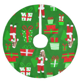 Saia Para Árvore De Natal De Poliéster Natal feio Marjorie Taylor Greene Papai Noel