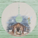 Saia Para Árvore De Natal De Poliéster Natividade Watercolor Manger Baby Jesus<br><div class="desc">Este design foi criado através da arte digital. Pode ser personalizado na área fornecida ou personalizado escolhendo o clique para personalizar a opção adicional e alterando o nome, as iniciais ou as palavras. Você também pode alterar a cor e o estilo do texto ou excluir o texto de um design...</div>