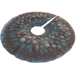 Saia Para Árvore De Natal De Poliéster Natural Bedding